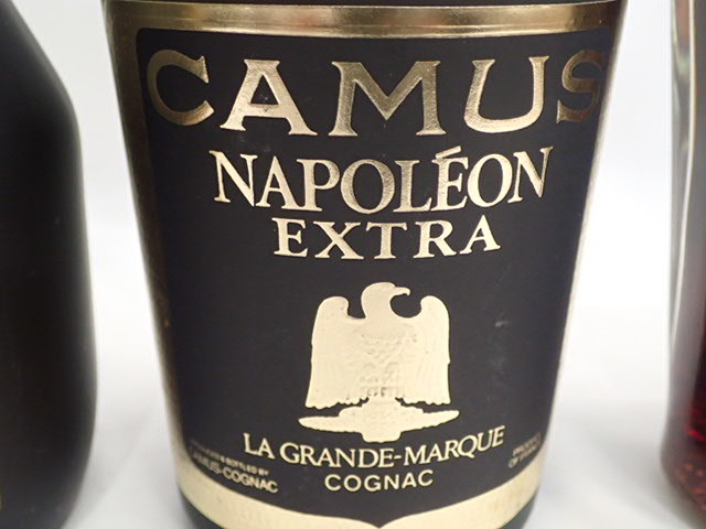 古酒 カミュ ナポレオン EXTRA エクストラ コニャック 3本セット 090501 【未開栓古酒】 ☆CAMUS NAPOLEON EXTRA カミュ ナポレオン