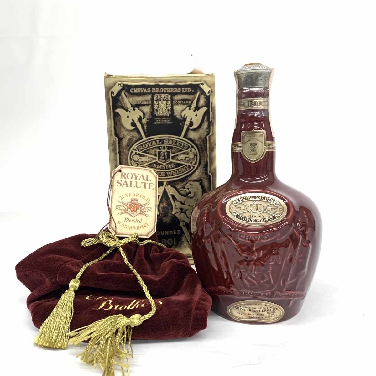 未開栓◇CHIVAS REGAL シーバスリーガル ROYALSALUTE 21年 ウィスキー