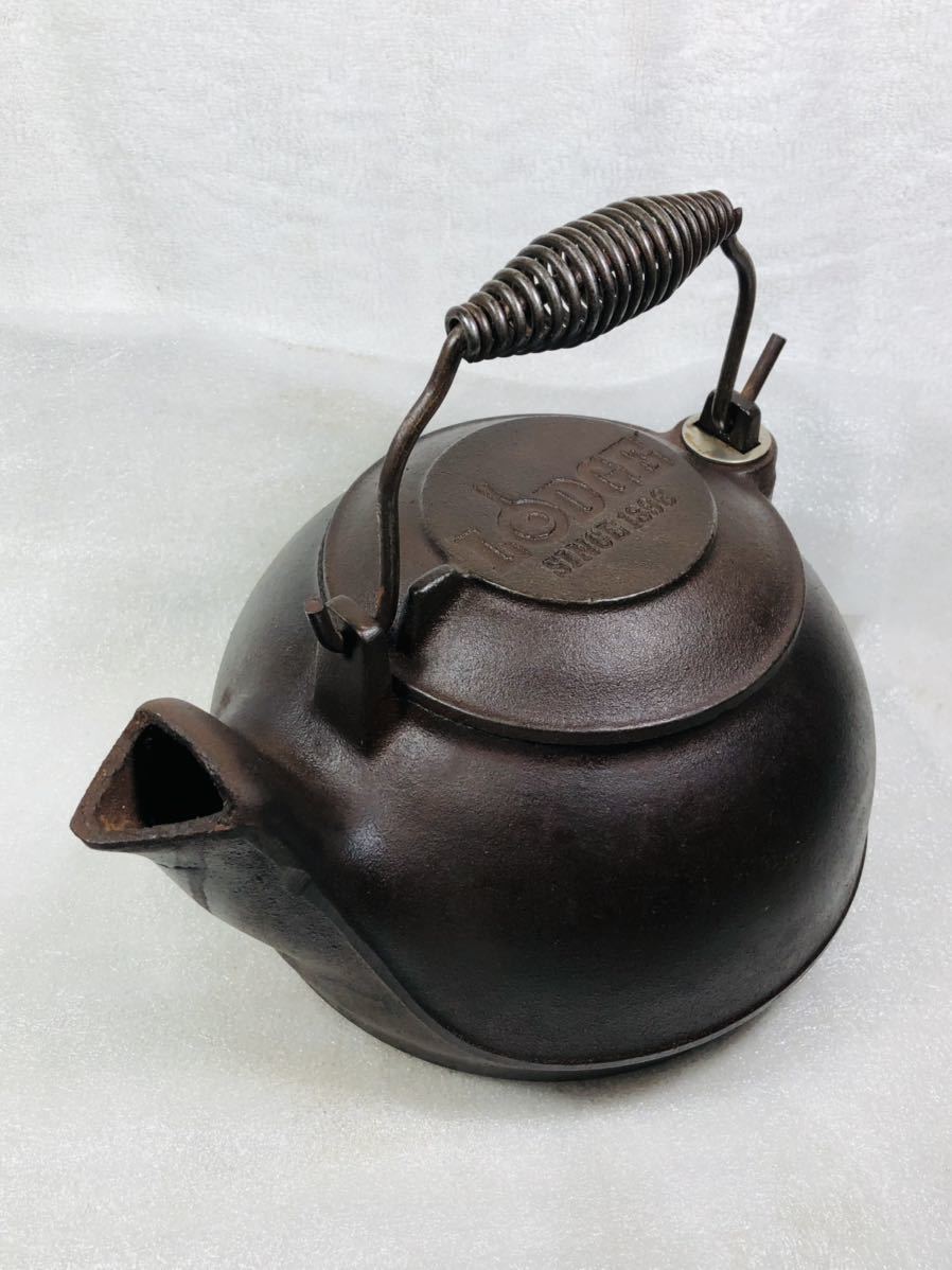 Lodge Kettle ロッジの2.4L ビンテージ鋳鉄製ケトル