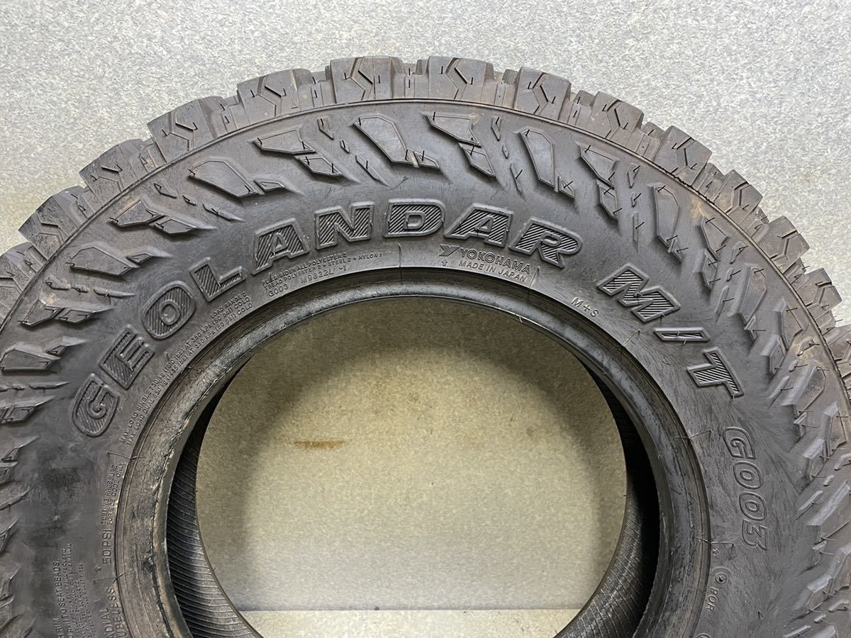6.50R16 LT (97/93Q) 6PR ヨコハマ GEOLANDAR M/T G003 中古1本 2020年 