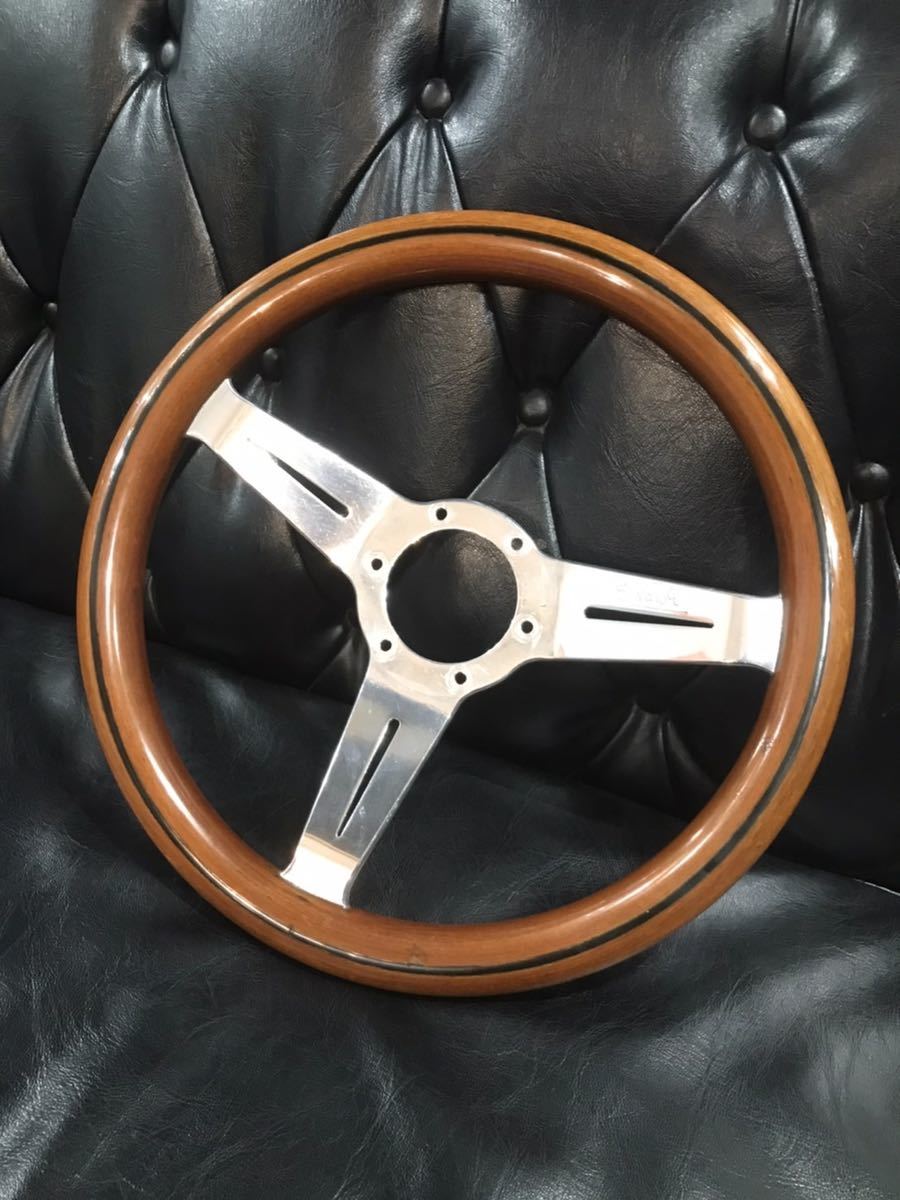 希少 ナルディ ステアリング ウッドステアリング MOMO スパルコ 旧車
