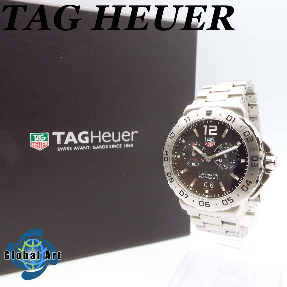 セール，大得価 い08152/TAG HEUER タグホイヤー/FORMULA1 フォーミュラ1/クオーツ/メンズ腕時計/スモセコ/アラーム/純正ベルト/200M/WAU111A/箱 付属品付(フォーミュラ)｜売買されたオークション情報、yahooの商品情報 フォーミュラ