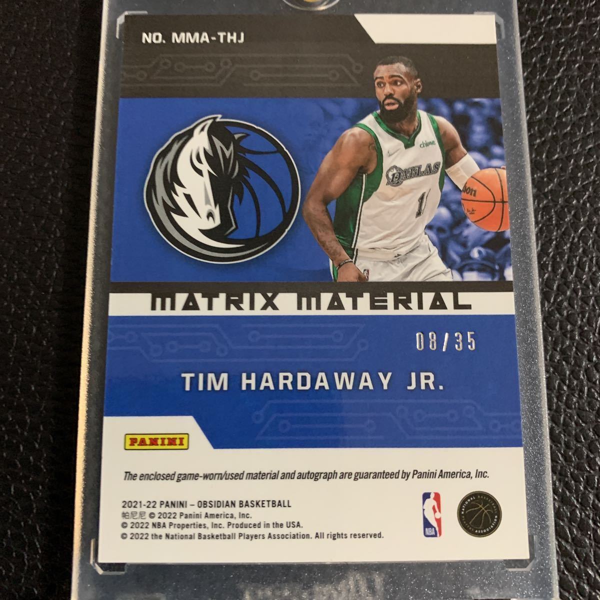 35枚限定激レア】Tim Hardaway Jr. 2021-22 Panini Obsidian Matrix 