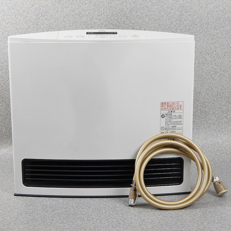 節約術】 訳あり品 ノーリツ ガスファンヒーター GFH-4003S-W5 2015年