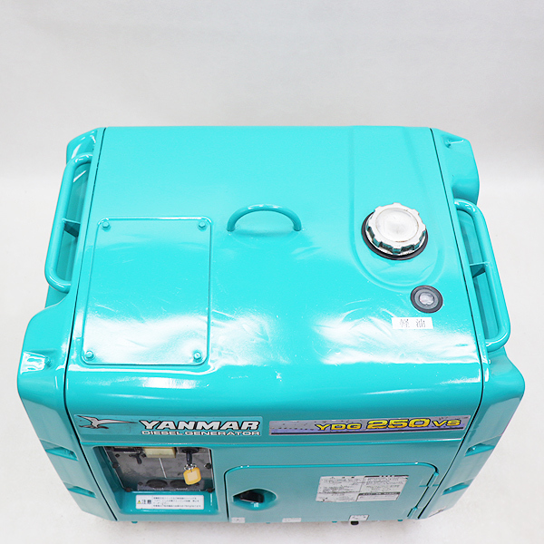 ヤンマー YDG250VS-6E ディーゼル発電機 建設 YDG250vs ヤンマー発電機 YANMAR 60Hz 軽油 セル 動作良好・保証付ディーゼル発電機 Yahoo!オークション 2.5kVA | 建設機械 超低騒音