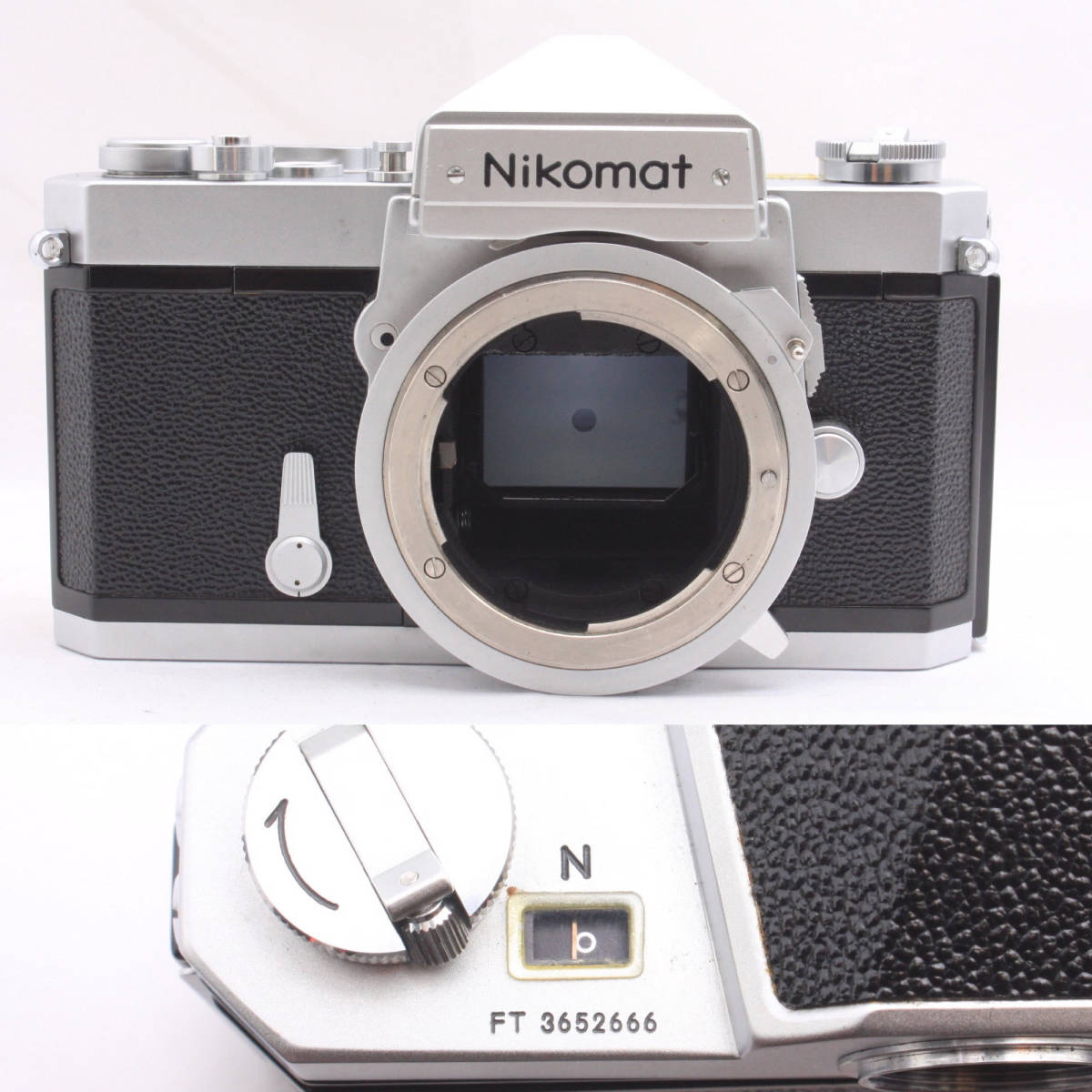 ☆美品☆動作品☆Nikon Nikomat FTN シルバーボディ+NIKKOR-H Auto