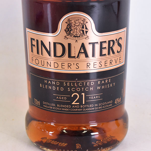 古酒☆フィンドレイター リザーブ 21年 700ml 40% スコッチ ウイスキー