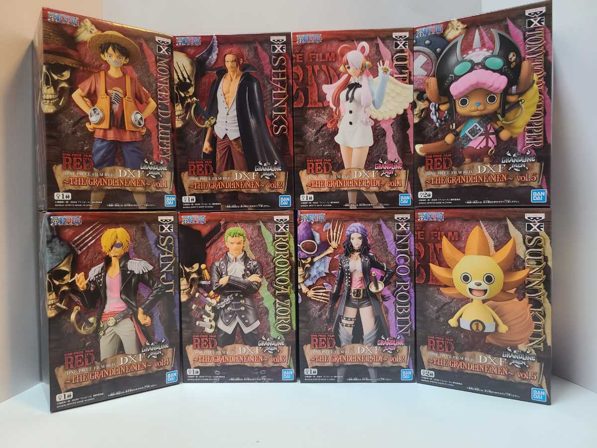 ☆即決 未開封☆ ワンピース DXF FILM RED ルフィ サンジ シャンクス
