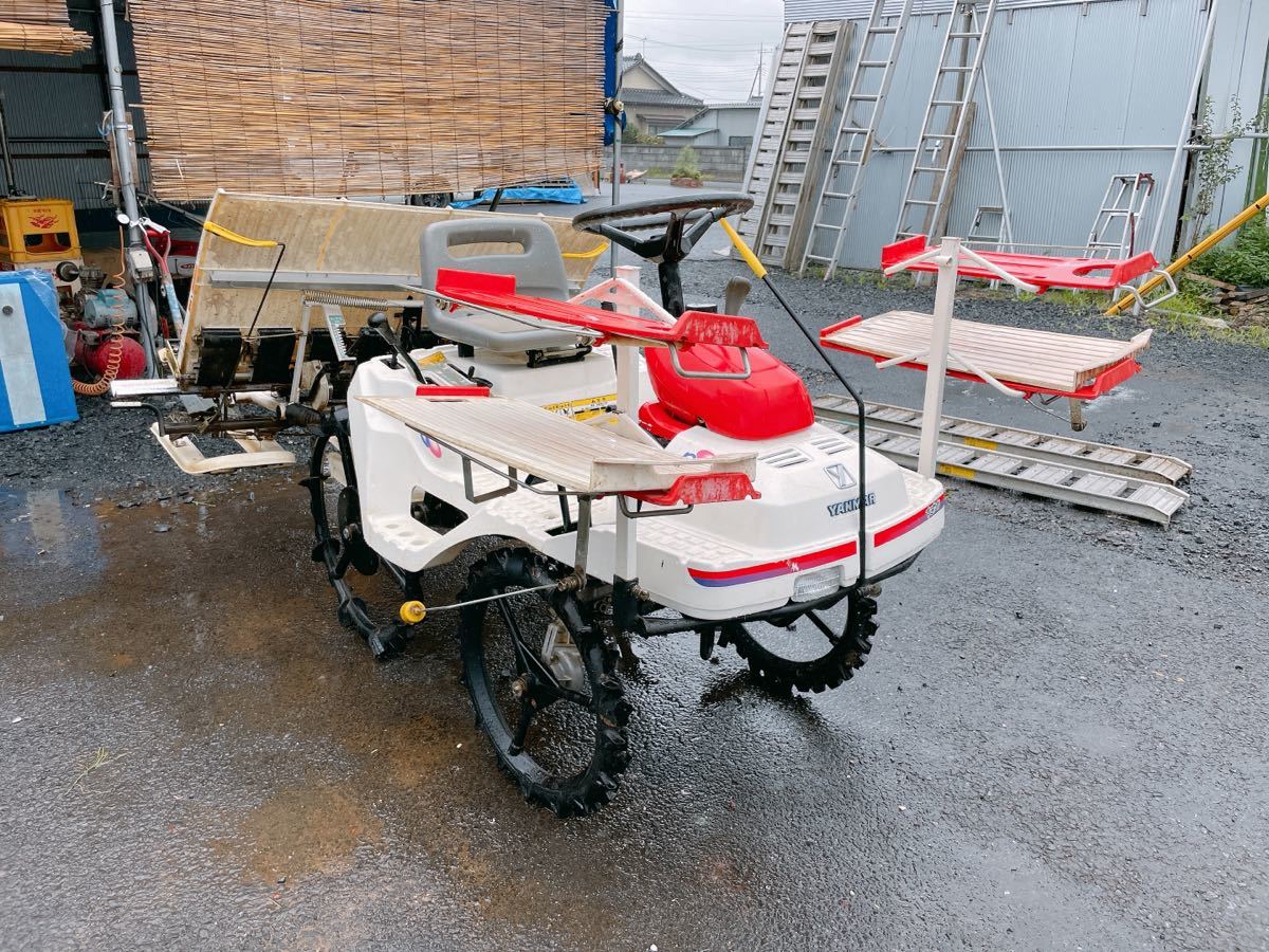 YANMAR すこやか ヤンマー 4条 田植機 Pe-4 リコイル 引取限定‼️ ヤンマー 田植機 Pe-1 すこやか 4条 中古 4条植え 田植え機 YANMAR