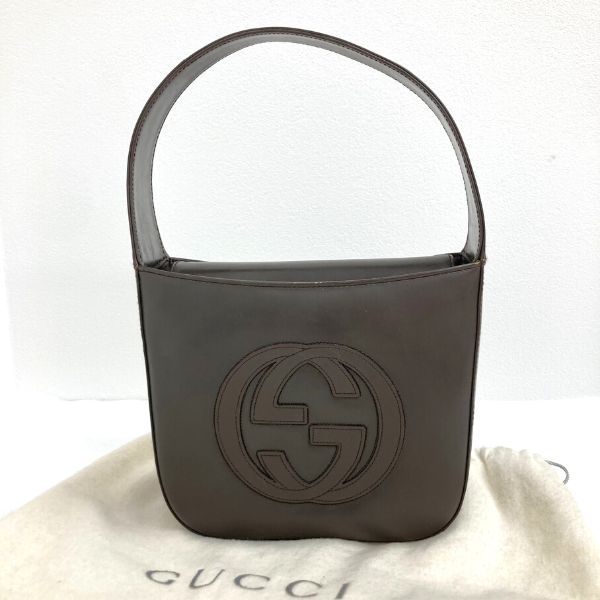 グッチ GUCCI インターロッキング G 007 2046 0249 レザー ハンド 