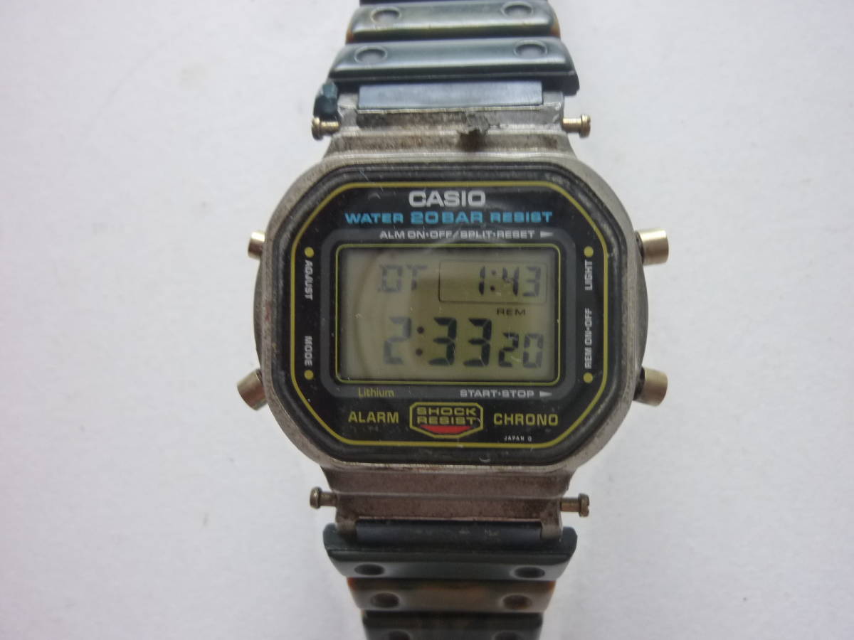 CASIO カシオ G-SHOCK DW-5600 スクリューバック 迷彩 電池交換済み G 
