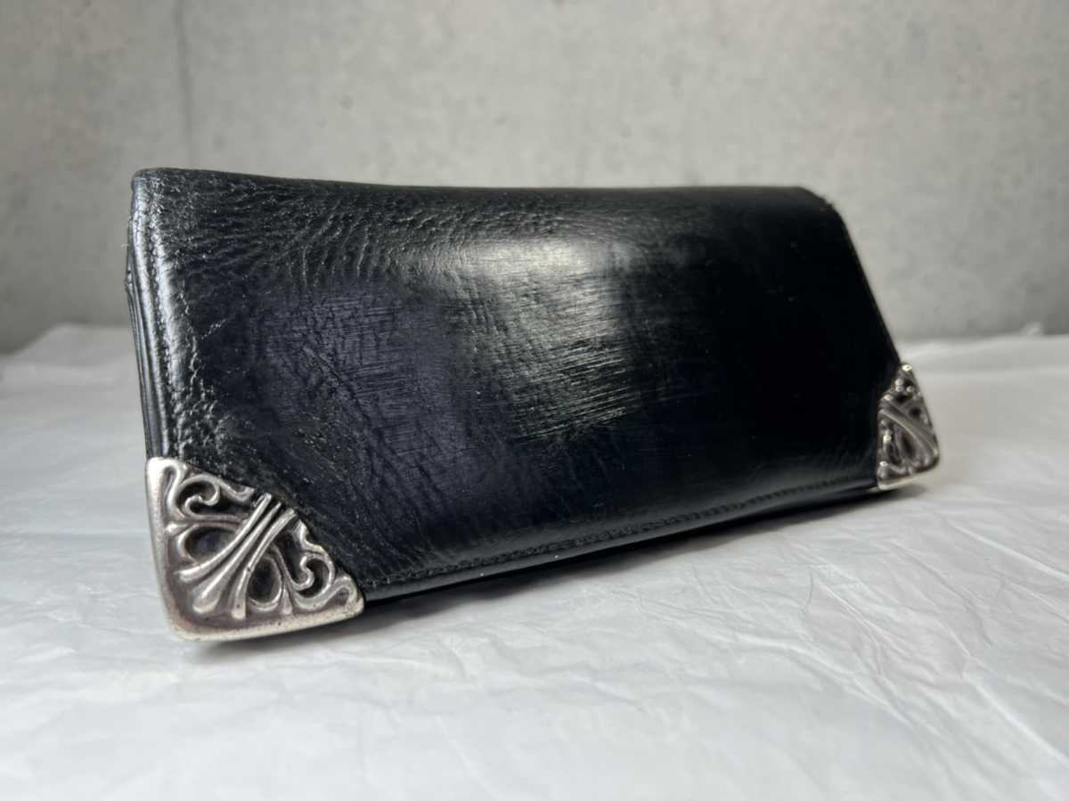 美品 本物 クロムハーツ 財布 シングルフォールド ウォレット(財布 