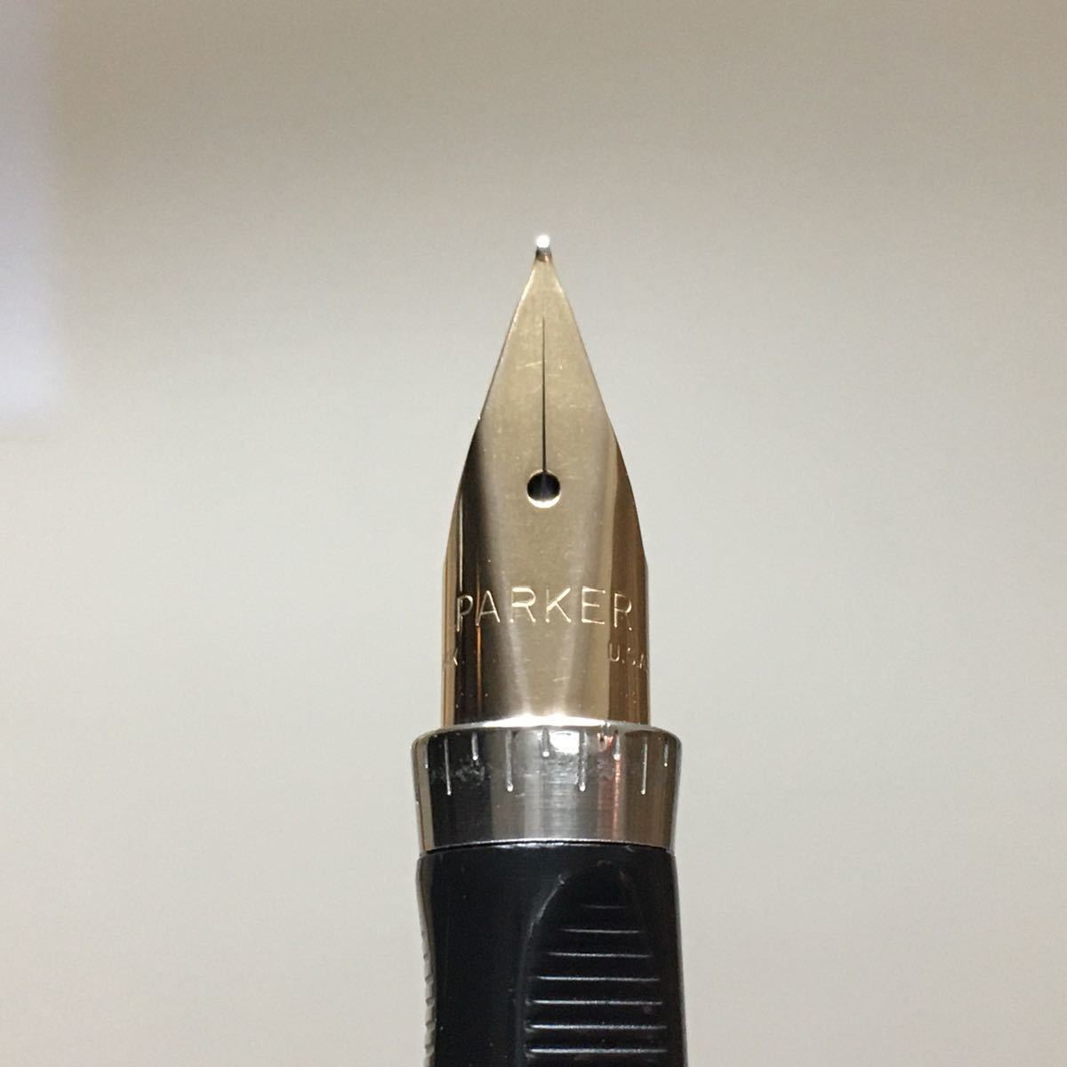 PARKER 75 Sterling Silver シズレ 14K 字幅XF 板バネ式コンバーター
