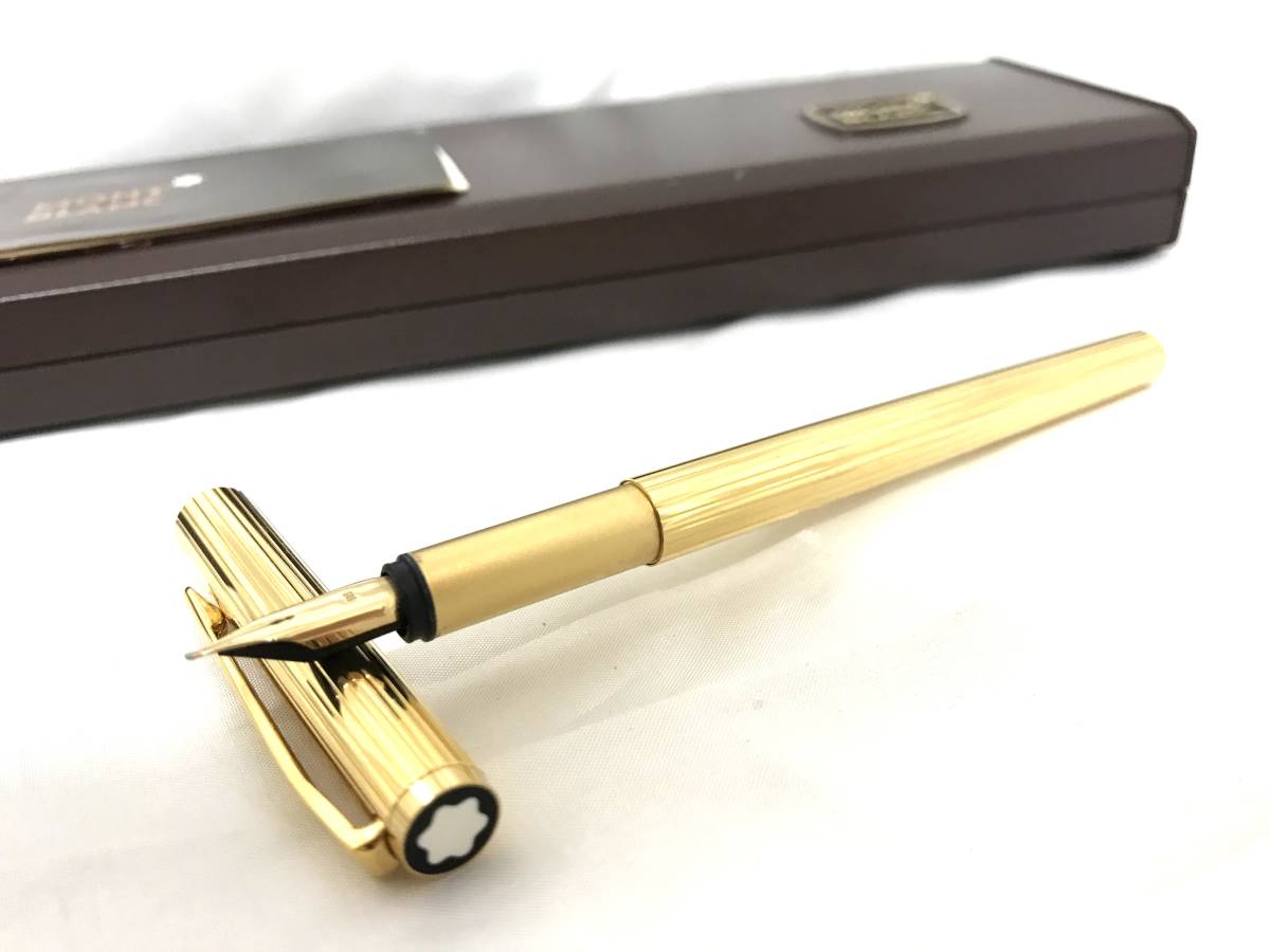 モンブラン万年筆 ノブレスオブリージュ 金製ペン先 □MONTBLANC