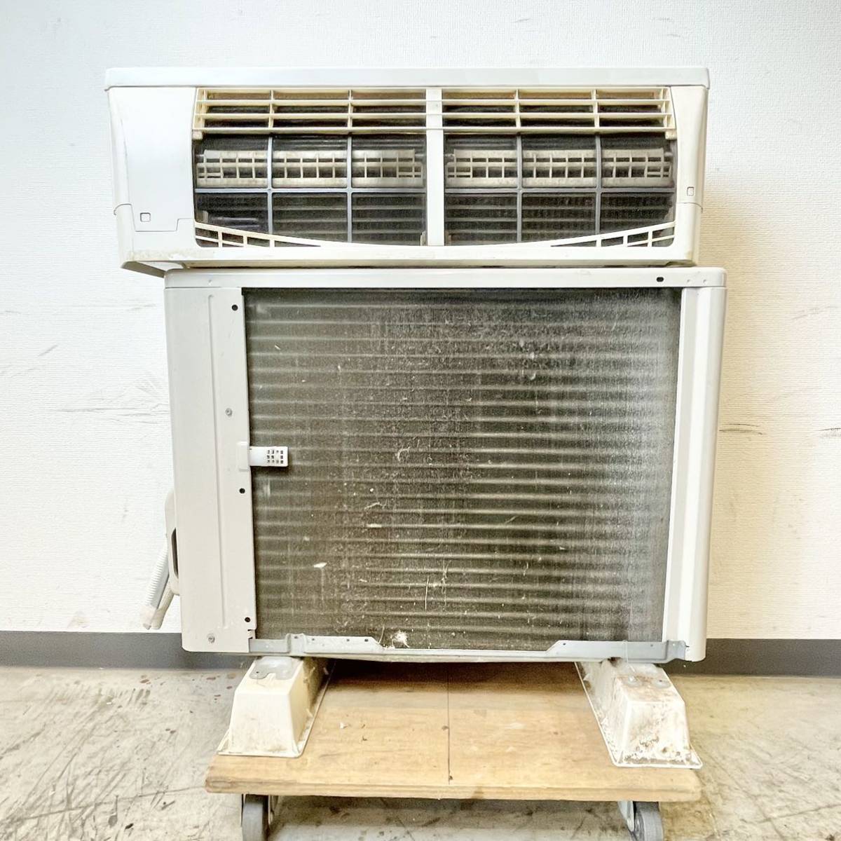 221＊中古品 シャープ SHARP セパレート形 ルームエアコン 主に14畳用 AY-E40TD 2016年製 リモコン付き 動作確認済み＊ シャープ SHARP エアコン AU-P28FY 愛品館八千代店SHARP 約6畳用