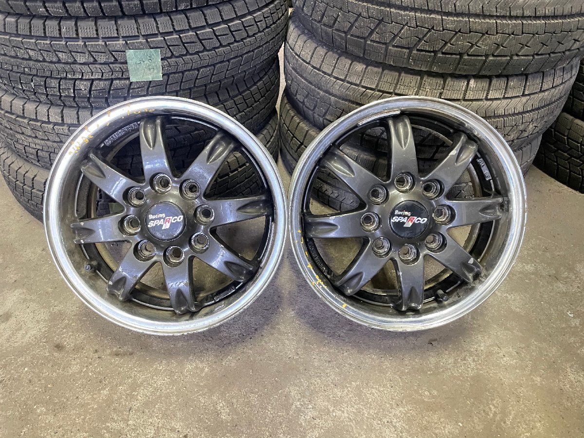 Racing SPARCO スパルコ 13インチ 5J +47 PCD110 114.3 4H マルチ 2本