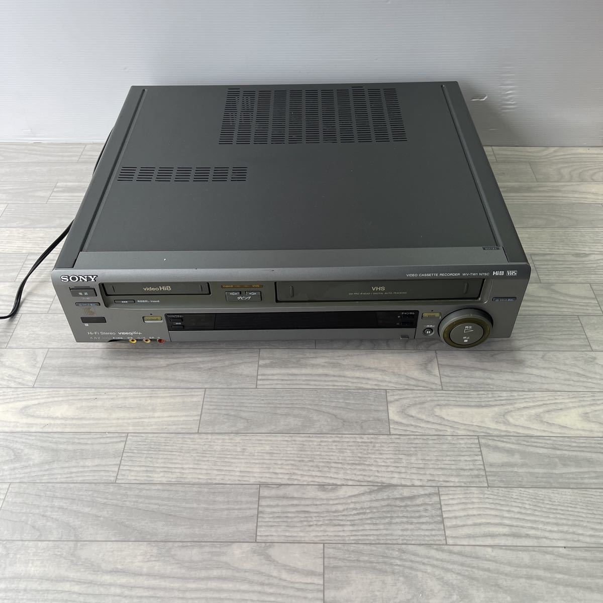 SONY ソニー Hi8 VHS Wデッキ WV-TW1 【ジャンク】 SONY WV-TW1 ソニー