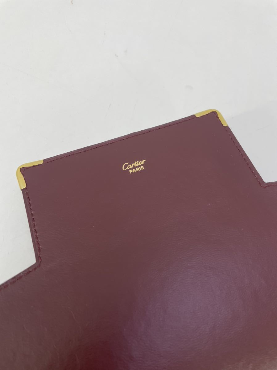 Cartier カルティエ マストライン ボルドー ファイルケース