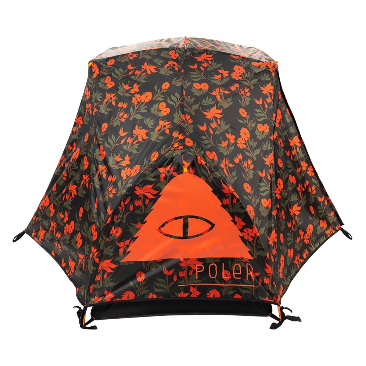 【送料無料】東京)POLER ポーラー 1 PERSON TENT Orchid Floral Black　1人用テント　未使用