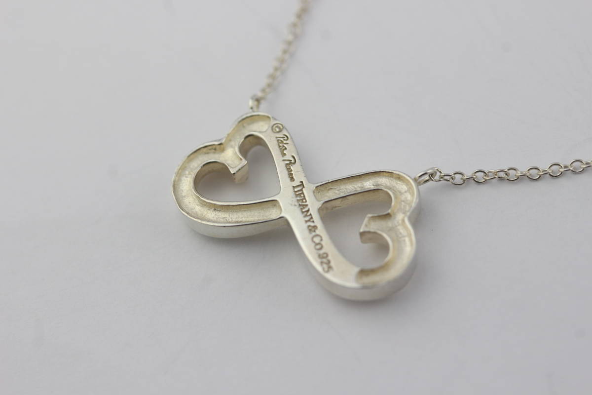 ティファニー ダブルラビングハート ネックレス SV925