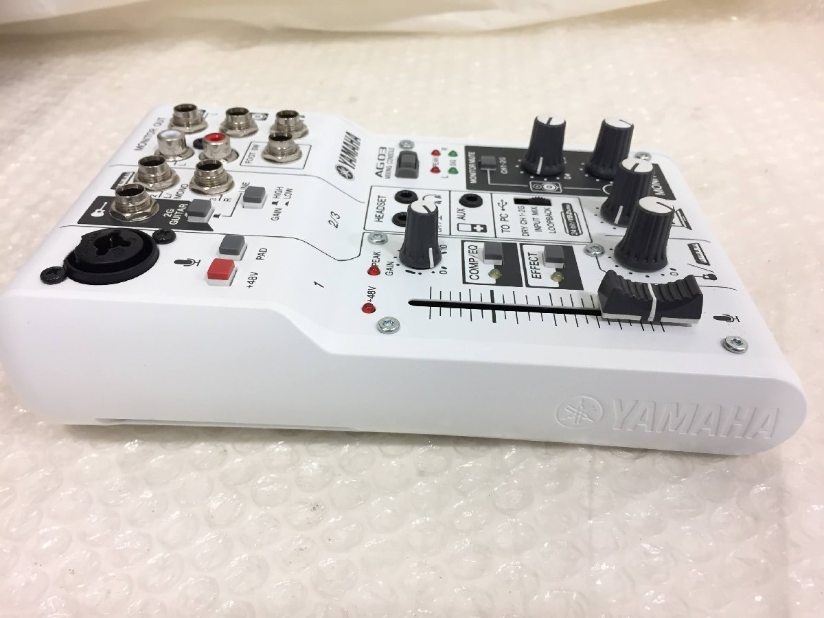 YAMAHA ウェブキャスティングミキサー オーディオインターフェースAG06