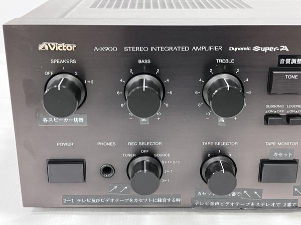 VICTOR A-X900 ステレオ プリメイン アンプ オーディオ 音響機材