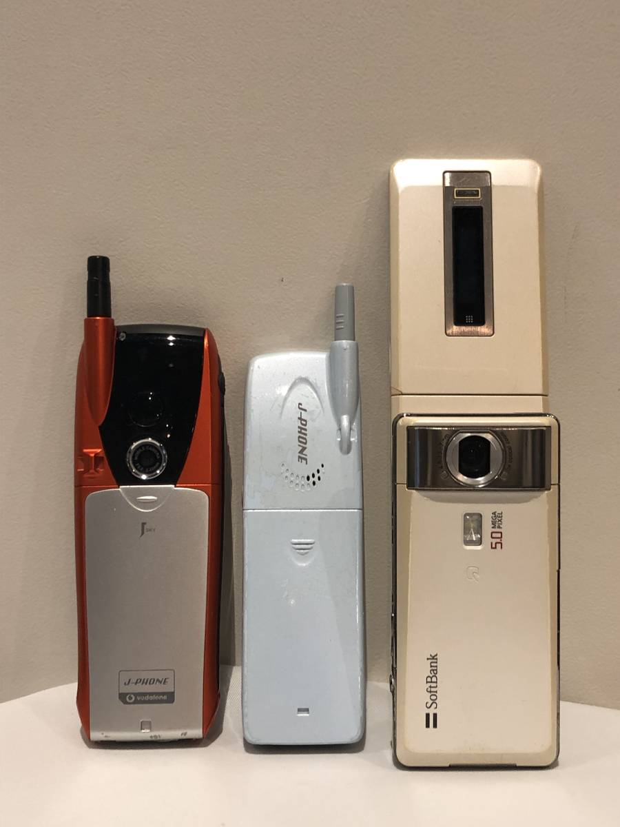 635】 ガラケー 携帯電話 まとめ 6台 動作未確認 docomo/J-PHONE
