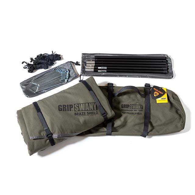 GRIP SWANY FIREPROOF GS防水テント ブラック | [Grip Swany(グリップ