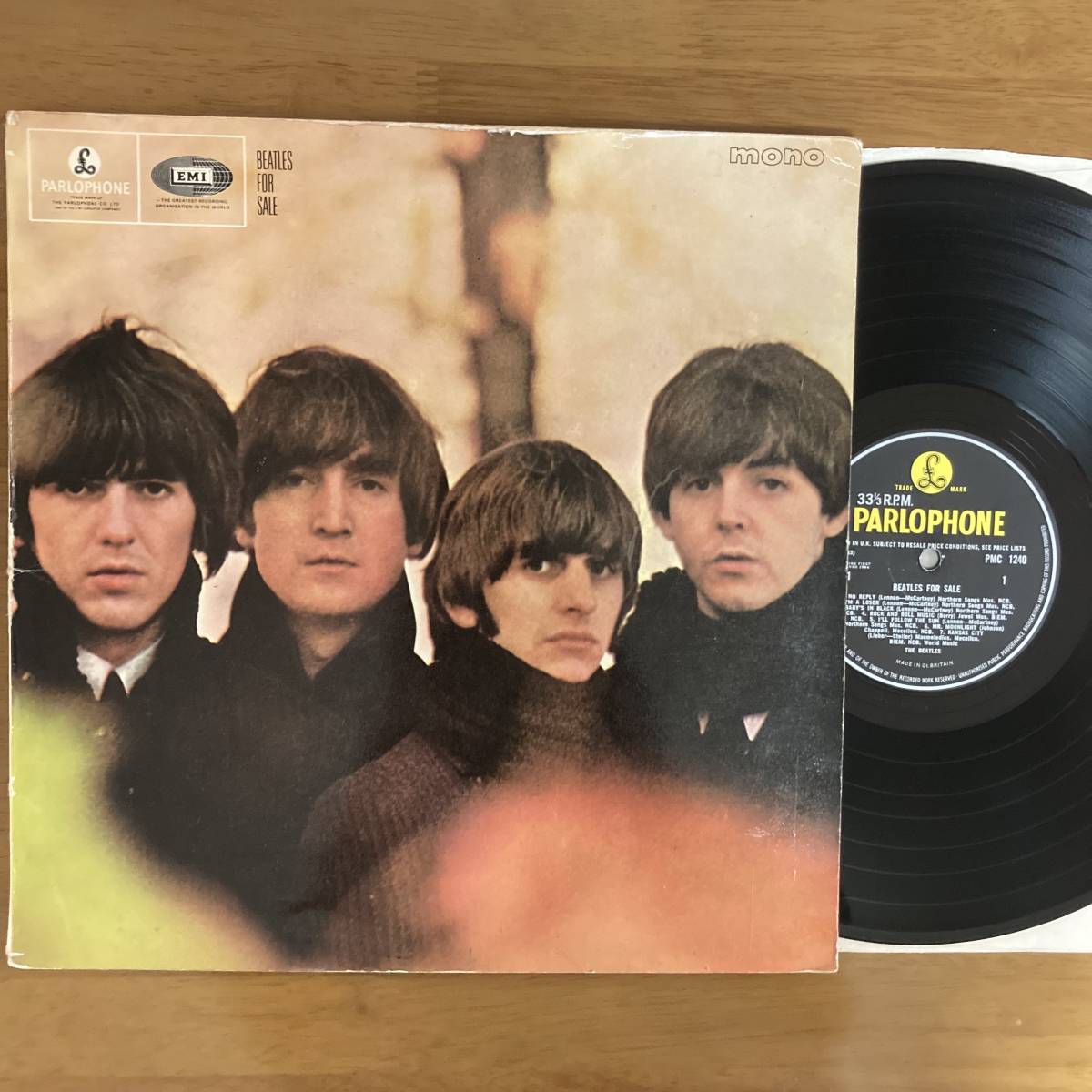 1stプレス】UK盤イエロー・パーロフォン マト3N/4N BEATLES FOR SALE