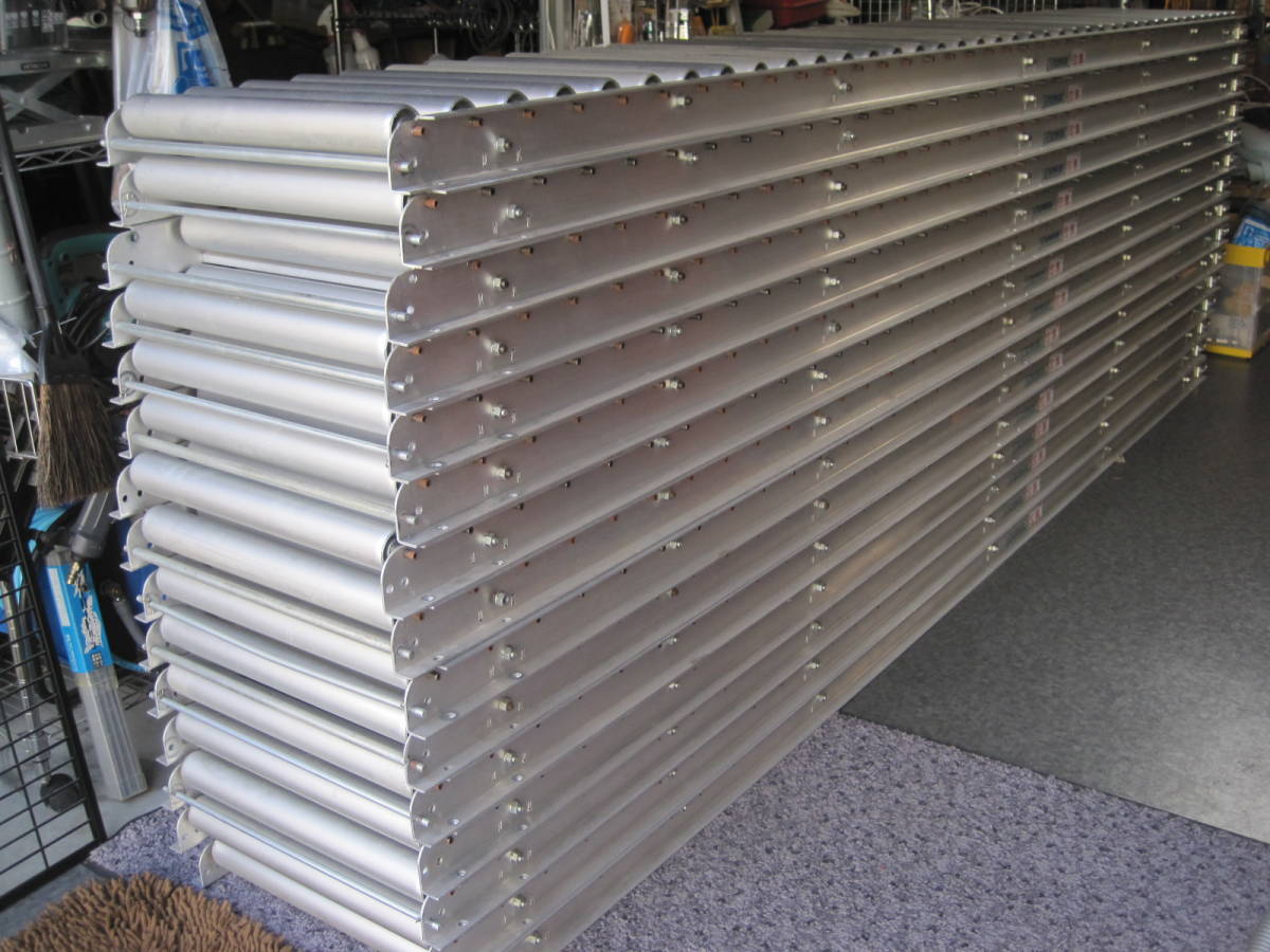 美品　好評で。在庫わずか★1台の価格★アルミ ローラーコンベア　MISUZU　三鈴工機　長さ 3m　長さ：約3000mm×幅460mm　コンベヤー