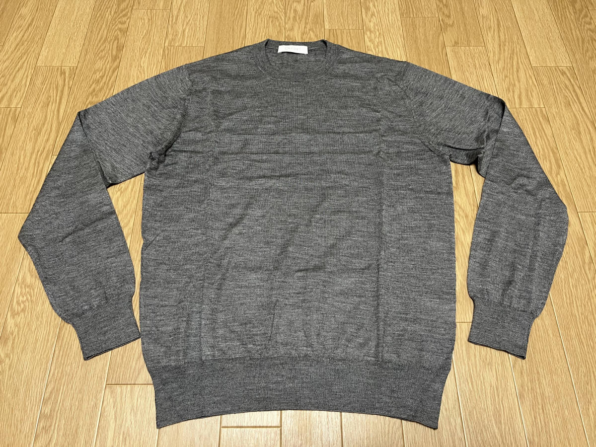 新品 定価11万 2019 Cruciani シルク×カシミアクルーネックニット 