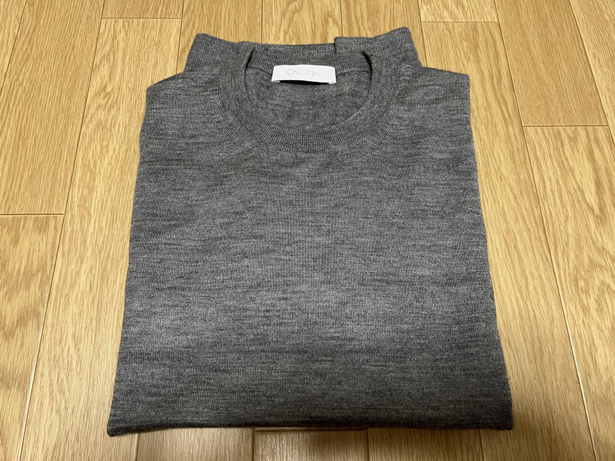 新品 定価11万 2019 Cruciani シルク×カシミアクルーネックニット 