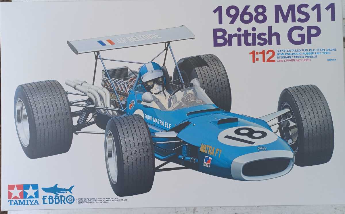 1&frasl;12 0 MS11 エブロ GP マトラ プラモデル British | 1 Matra エブロ&frasl;タミヤ マトラMS11 1968年イギリスGP w&frasl;新規パーツ F-1