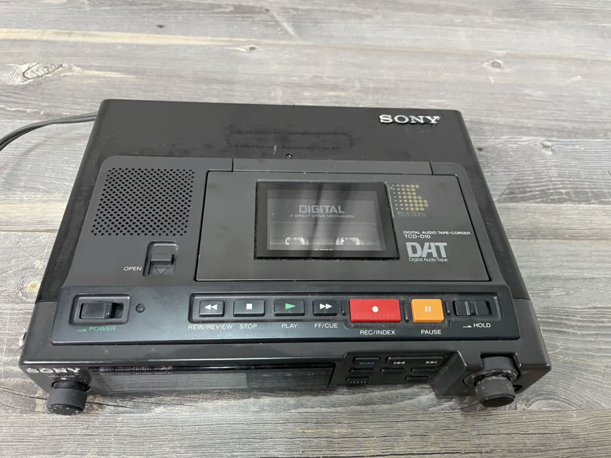 5024 TCD-D10/ソニー/SONY DIGITAL DAT/デジタルオーディオテープコーダー/デンオン/オーディオ機器/ケースあり TCD-D10 - SONY for Audio 広島の