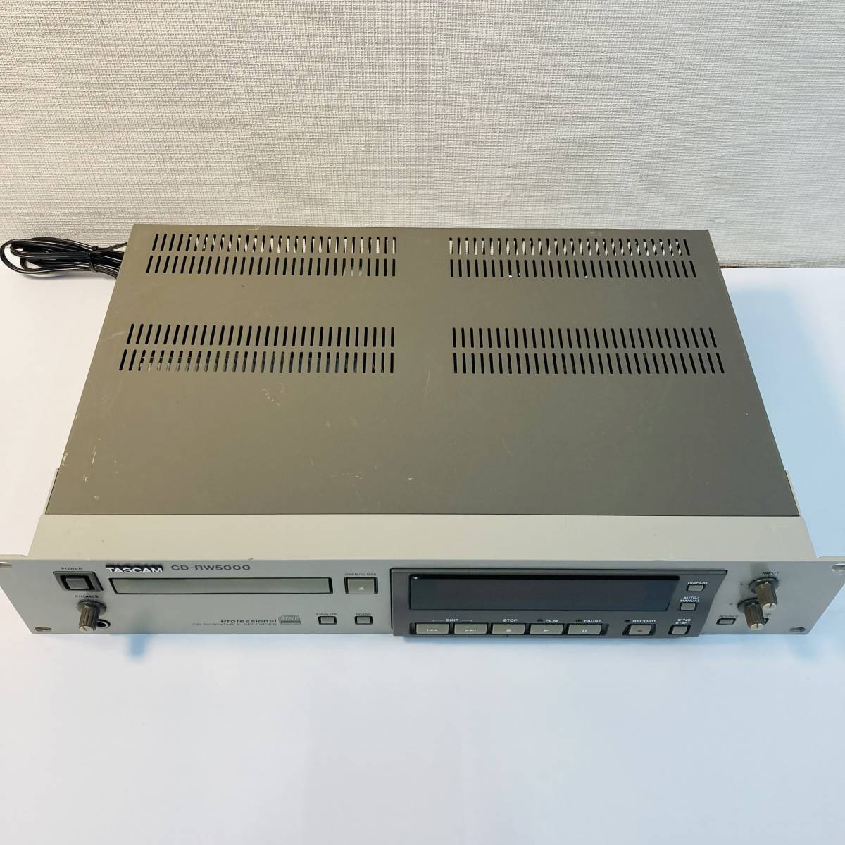 TASCAM 業務用CDレコーダー CD-RW5000 タスカム 【ジャンク】北TO2 TASCAM CD-RW5000 CDレコーダー 音響機器 ジャンク サイト