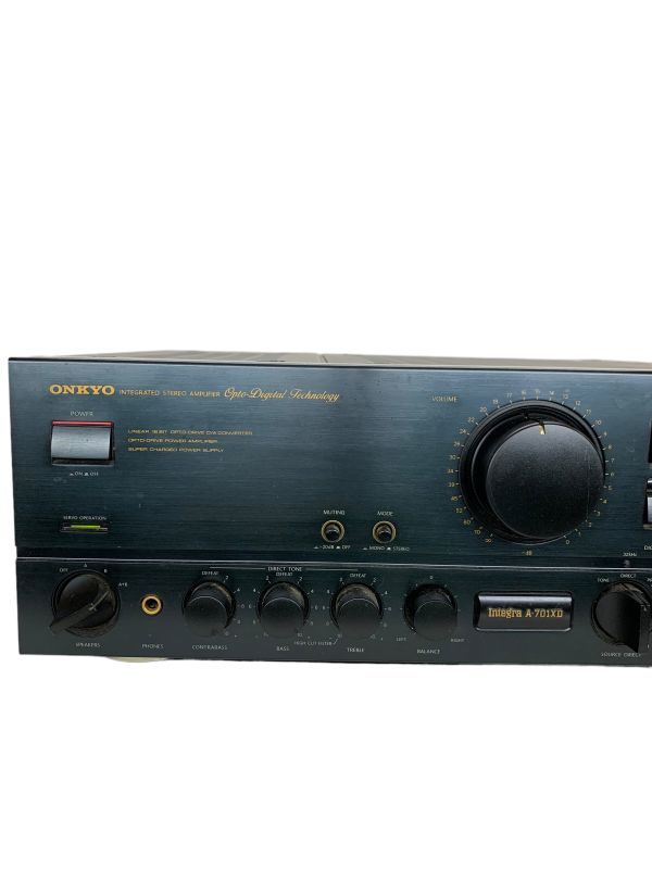 ONKYO Integra A-701XD オンキョー プリメインアンプ - 通電のみ確認