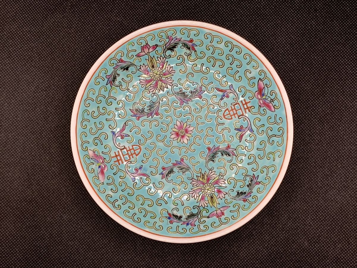 中国古美術品　古骨品お皿　景德镇製 景徳鎮 - Yahoo!オークション (骨董陶磁器一般 皿」色絵磁器 「景徳鎮