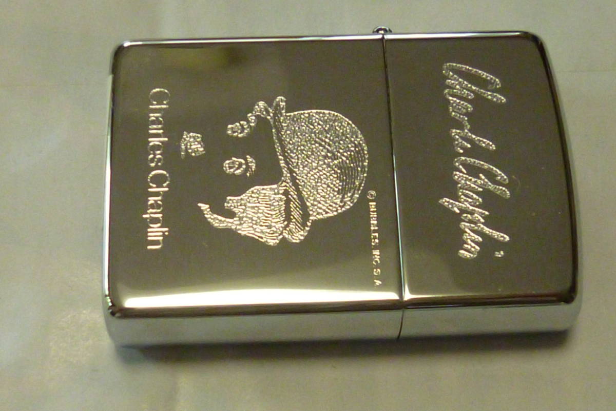 ZIPPO 1990年 Charles Chaplin シルバー鏡面仕上げ NO-332の入札履歴 