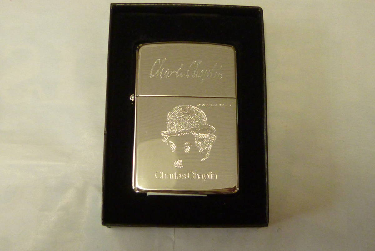 ZIPPO 1990年 Charles Chaplin シルバー鏡面仕上げ NO-332の入札履歴 