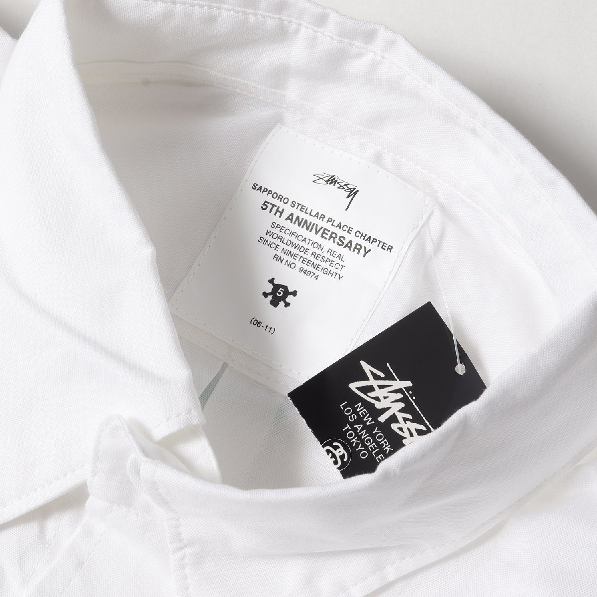 STUSSY ステューシー 札幌ステラプレイス チャプト 5周年隠しボタン 