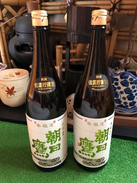 【2本セット】朝日鷹　生貯蔵酒　高木酒造　日本酒 朝日鷹2本セット 十四代で有名 日本酒 K-7 生酒 おまけ付き