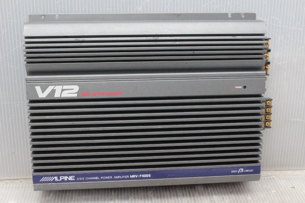 アルパイン MRV-F400S 4ch アンプ *ら アルパインMRV-F400S4chアンプ 9
