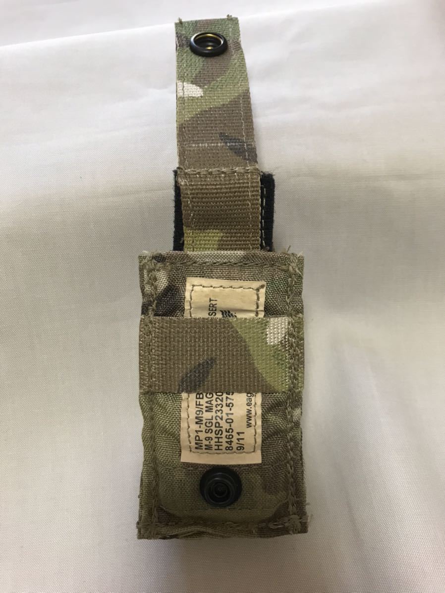 EAGLE シングル カイデックス M9 ピストル マガジンポーチ マルチカム