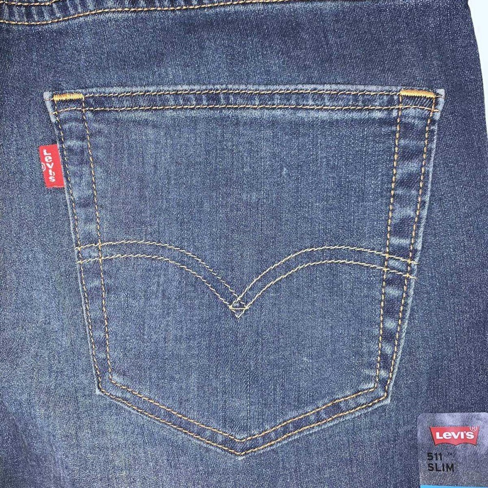 リーバイス W32 クール 511 スリム デニムパンツ Levi's COOL SLIM ストレッチ ジーンズ ジッパーフライ 045113415