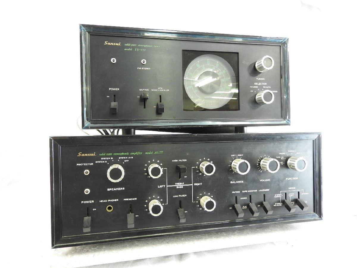 超希少1968年式 山水SANSUI TU-777 現状品 サンスイ 電源確認済 サンスイ