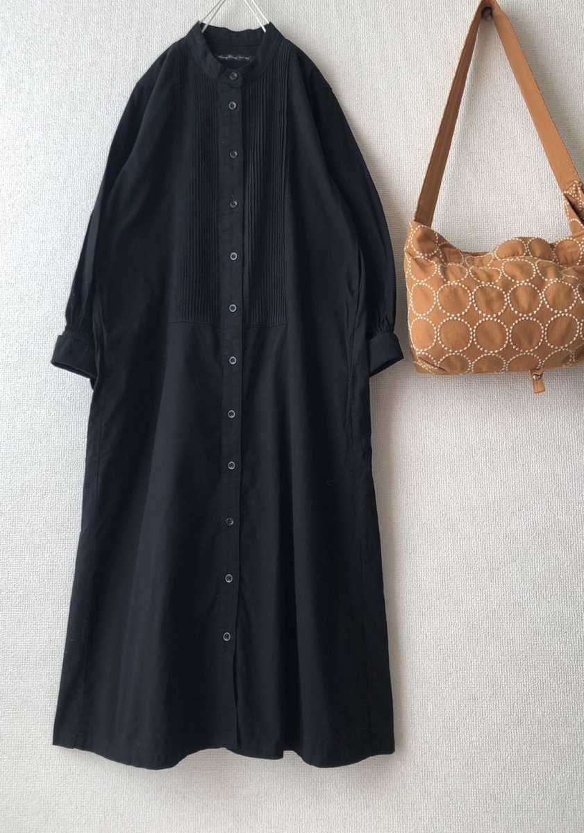  Sunny clouds サニークラウズ コットンバンドカラーピンタックシャツワンピース(Mサイズ)｜売買されたオークション情報、yahooの商品情報をアーカイブ公開 - オークファン Mサイズ