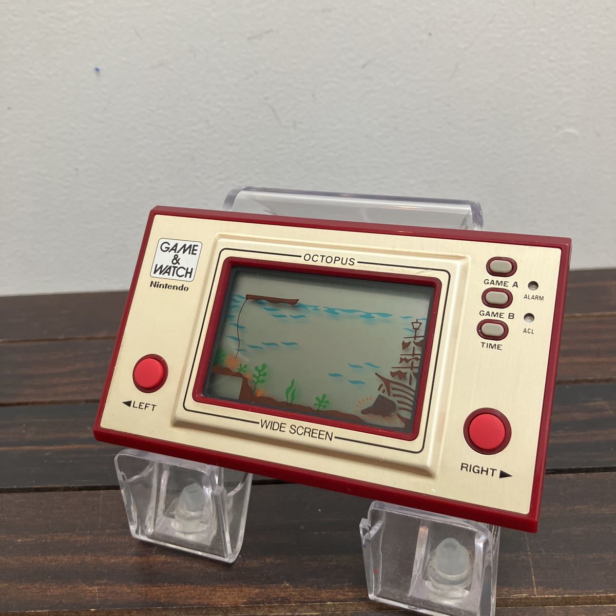 ゲームウォッチ オクトパス ※超美品 液漏れありません！任天堂