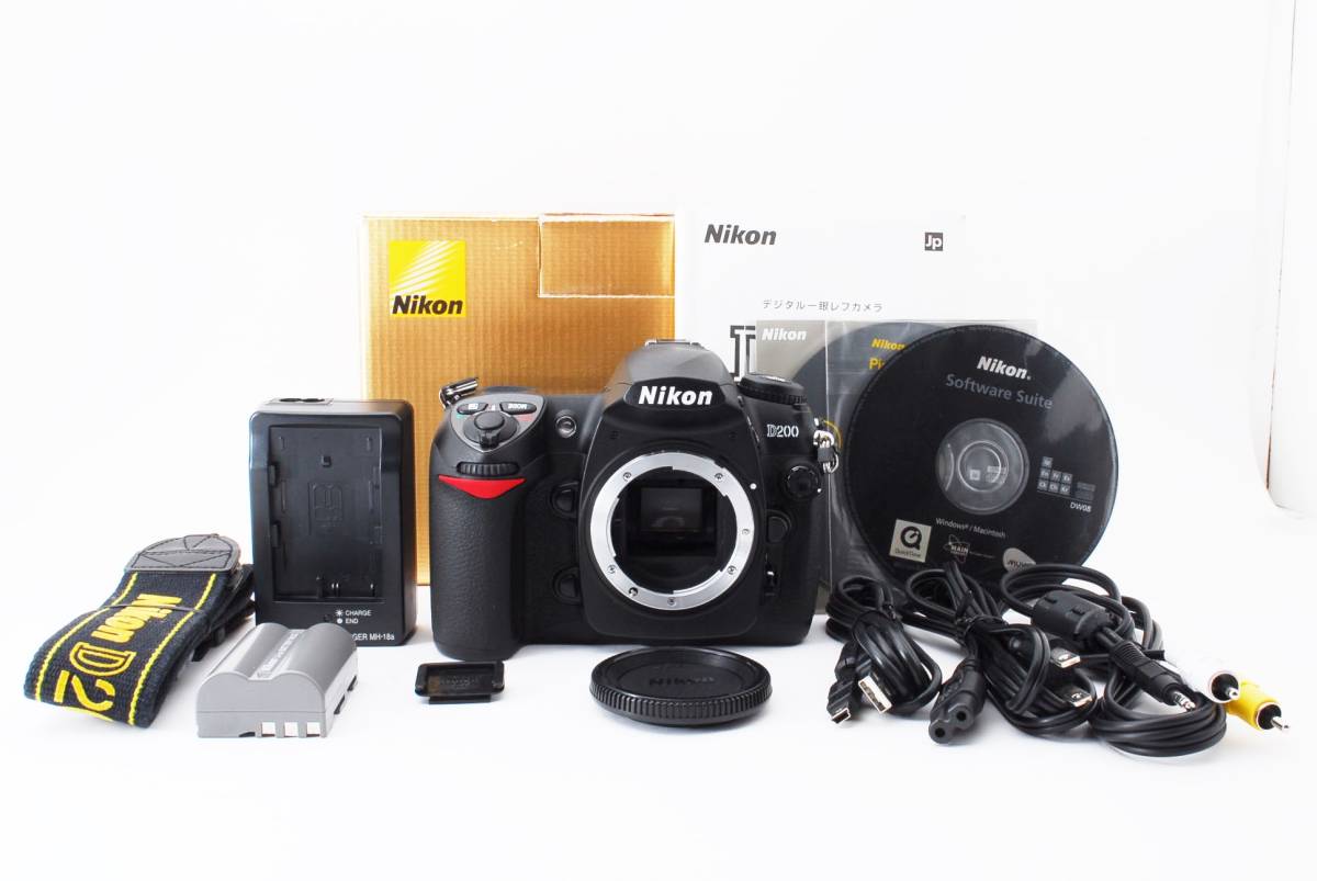 SALE，豊富な ほぼ ニコン Nikon D200 ボディ ショット数1520回 元箱付き SE170907A1586(ニコン)｜売買されたオークション情報、yahooの商品情報をアーカイブ公開 - オークファン ニコン