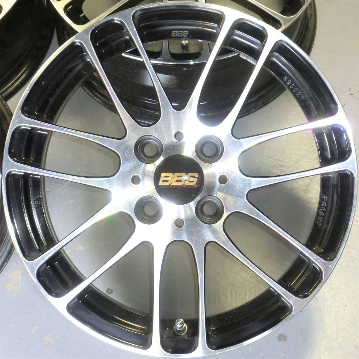 BBS - RE5004 ⁄ RE-L 4H フィット ノート アクア PCD100 15×6.0J+45 