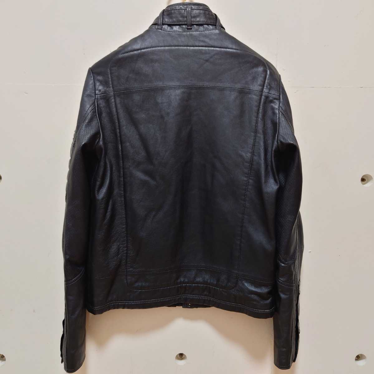 美品】6万 G-STAR RAW MFD LEATHER JACKET HARLEY-DAVIDSON ライダース 